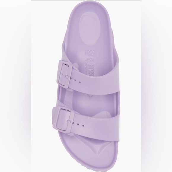 Birkenstock EVA Arizona Essentials Waterproof Slide in Purple Fog •Size 7 (38)• - Picture 6 of 12